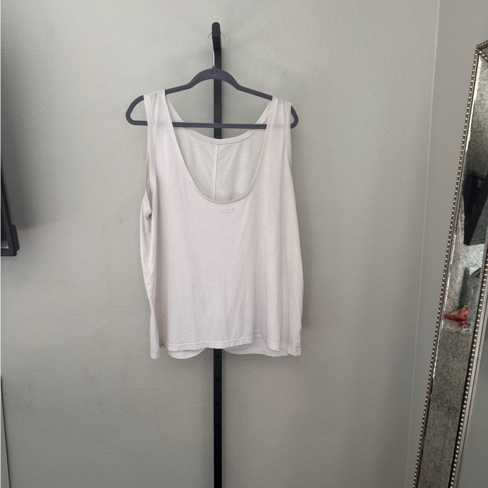 Athleta White Twist-Front Tank Top - Picture 2 of 4